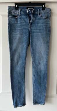 Express Women's Mid Rise Stretch Legging Skinny Jeans Size 10R